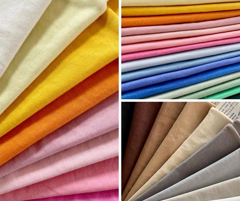 Bảng màu vải cotton 4 chiều tại Kiến Hòa