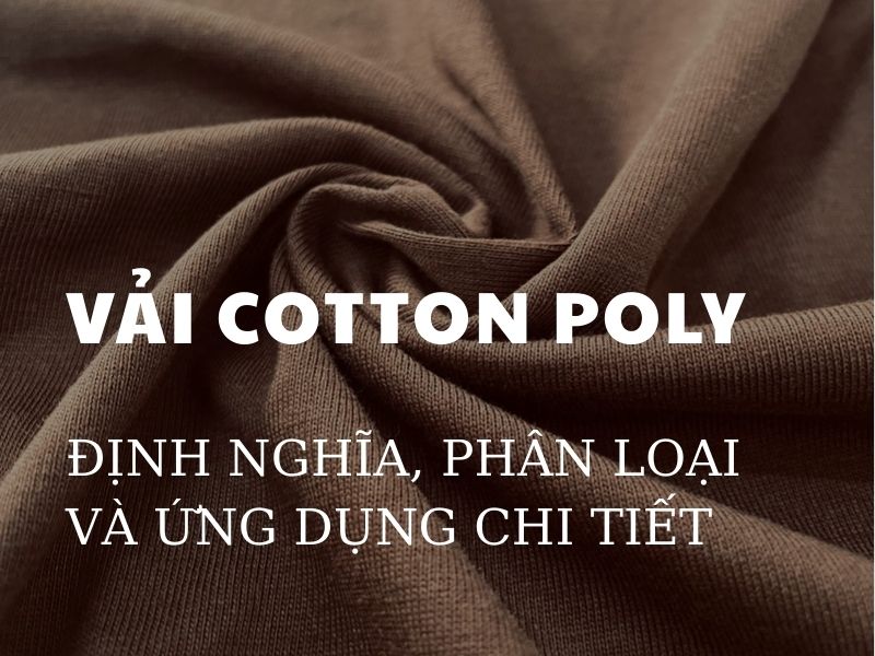 Vải cotton poly