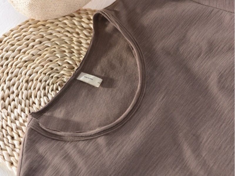 Vải cotton thô bề mặt thô, thấm hút tốt