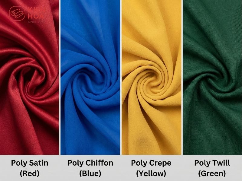 Vải poly thái thời trang nữ