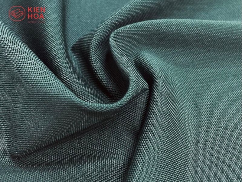 Vải thun cá sấu poly 2 chiều