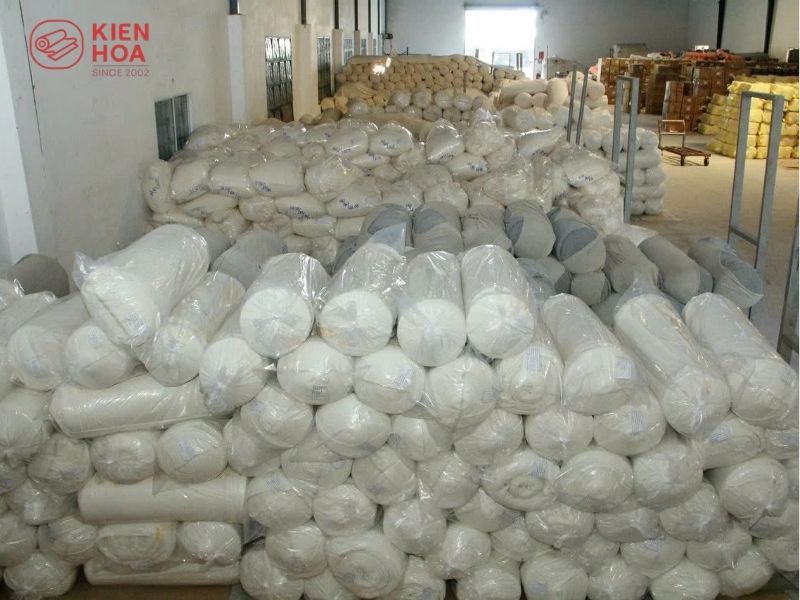 Nhà xưởng Vải Kiến Hòa với dây chuyền sản xuất hiện đại.