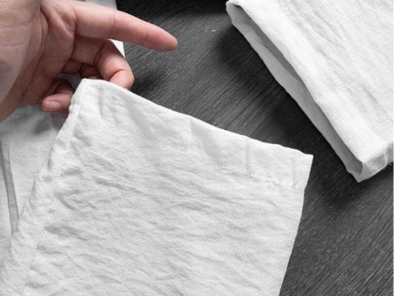 Vải đũi cotton nhăn tự nhiện tạo vẻ mộc mạc, sang trọng