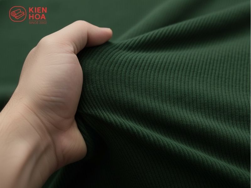 Chất vải thun tăm co giãn tốt