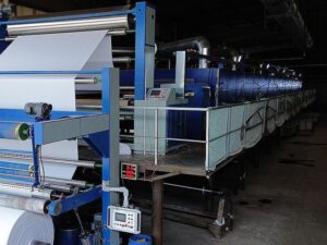 Giặt căng định hình vải