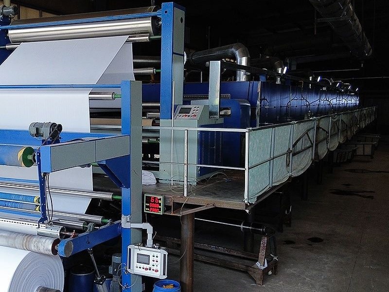 Giặt căng định hình vải