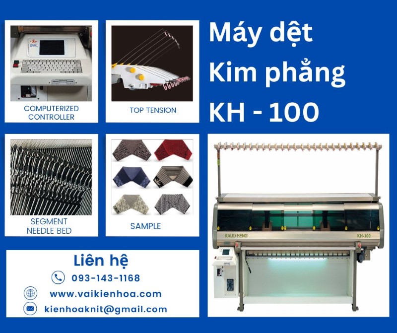 Máy dệt kim phẳng KH-100