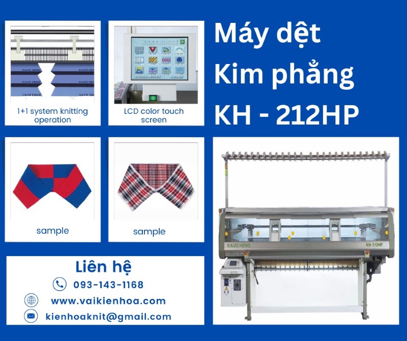 Máy dệt kim phẳng KH-212HP