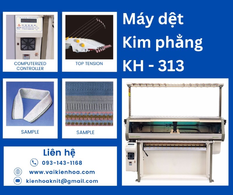 Máy dệt kim phẳng KH-313