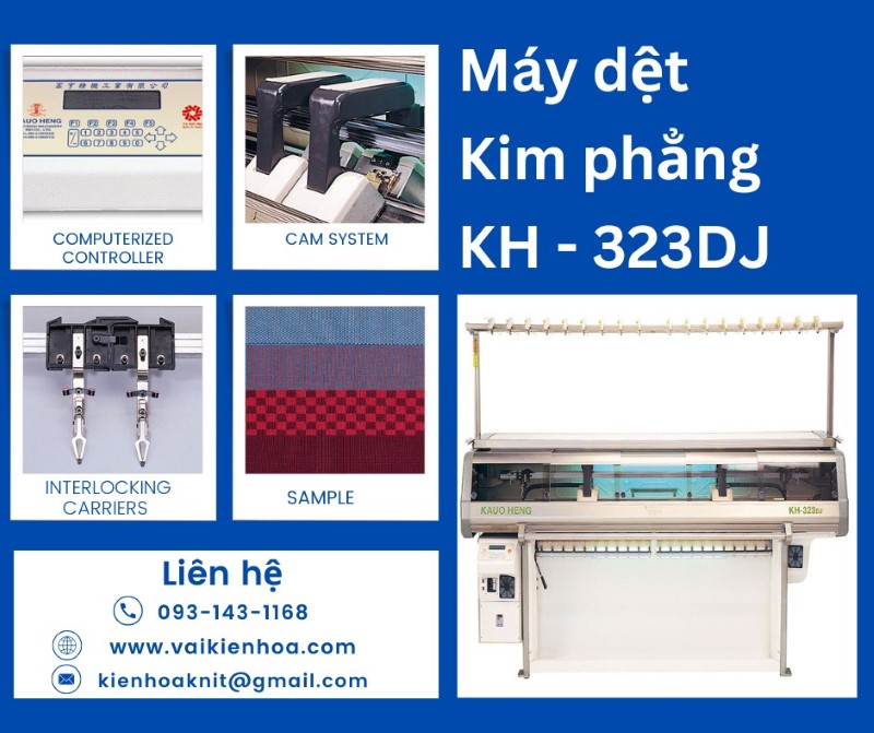 Máy dệt kim phẳng KH-323D
