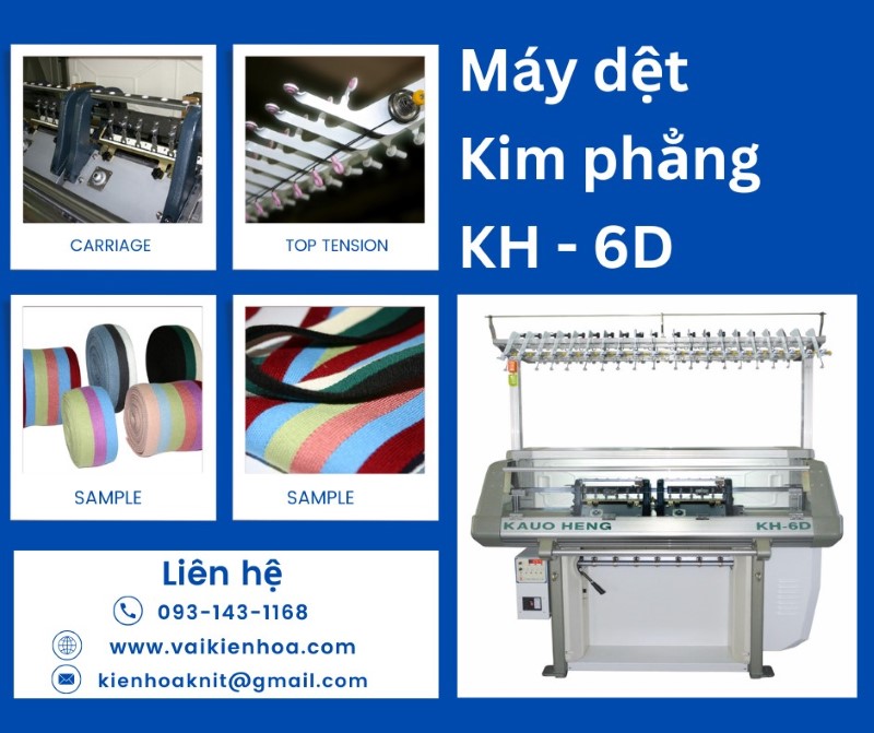Máy dệt kim phẳng KH-6D