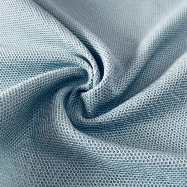 Vải cá sấu mắt chim màu xanh