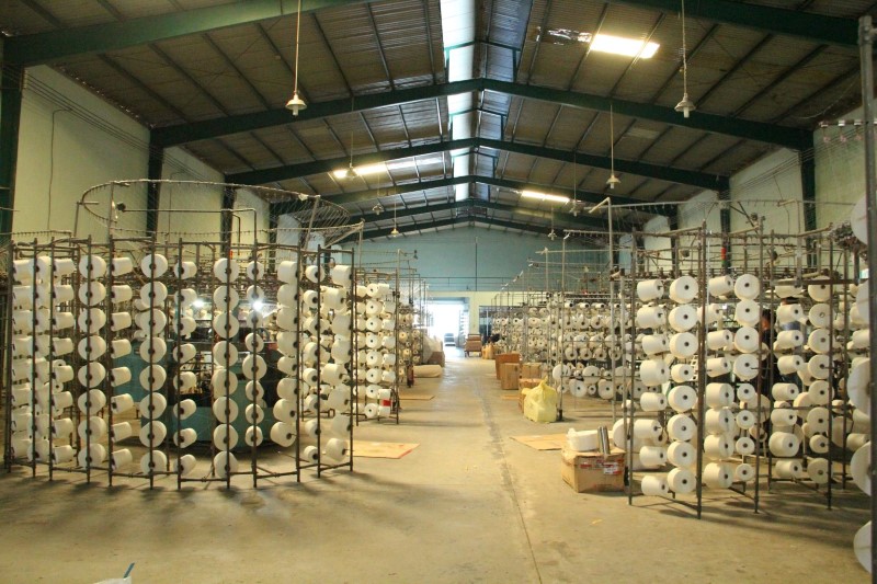 Xưởng sản xuất vải chân cua Kiến Hòa
