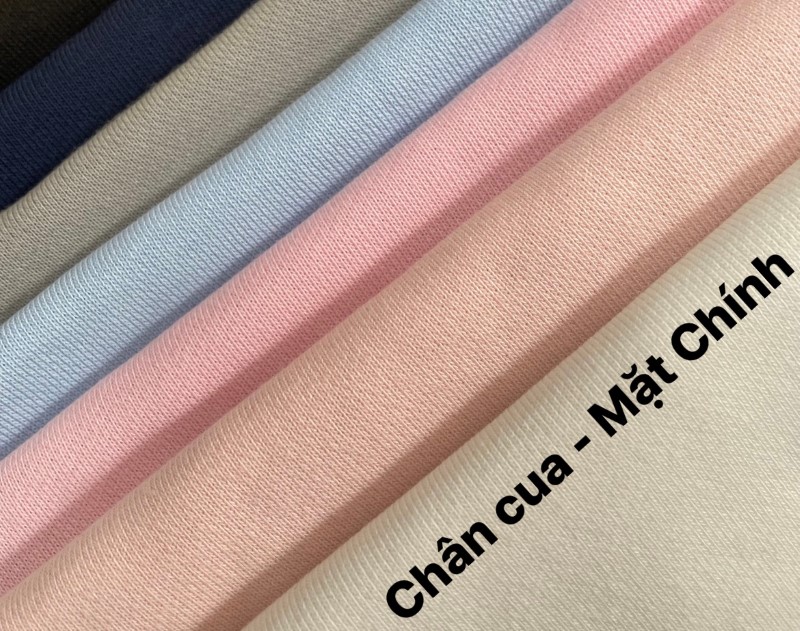 Mặt chính vải chân cua TC 35/65