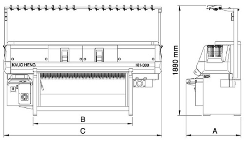 Máy dệt kim phẳng Keuo Heng KH-300
