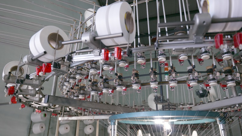 Máy dệt vải công nghệ hiện đại Kiến Hòa