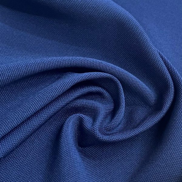Vải cá sấu poly màu xanh navy