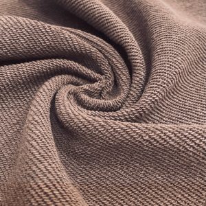 Vải chân cua cotton 100 màu nâu