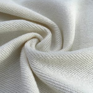 Vải chân cua cotton 100% màu trắng