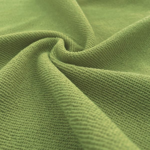 Vải chân cua cotton màu xanh lá