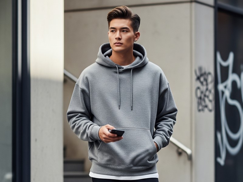 Vải chân cua cotton 100 may áo hoodie