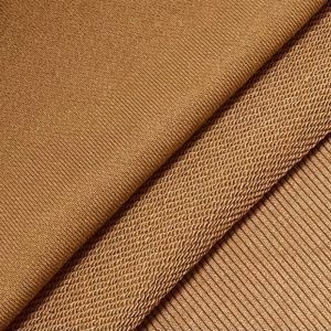 Vải chân cua Poly màu nâu