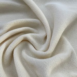 Vải chân cua Poly màu trắng