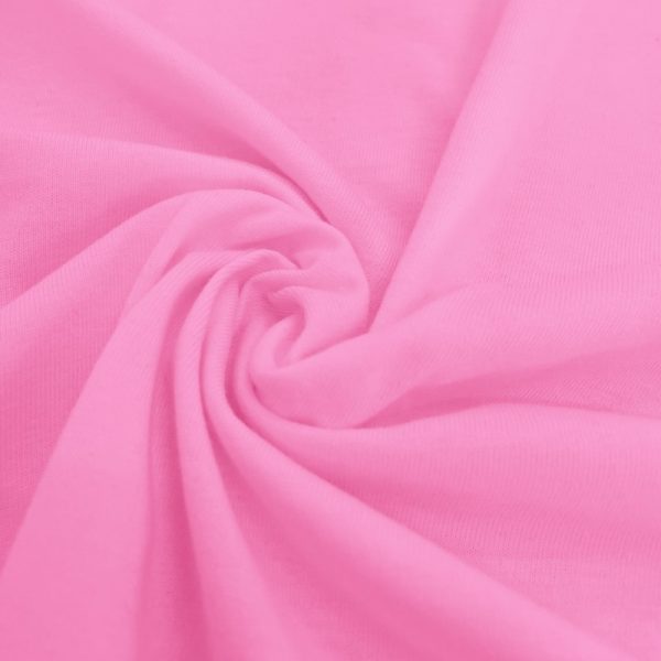 Vải cotton 4 chiều màu hồng