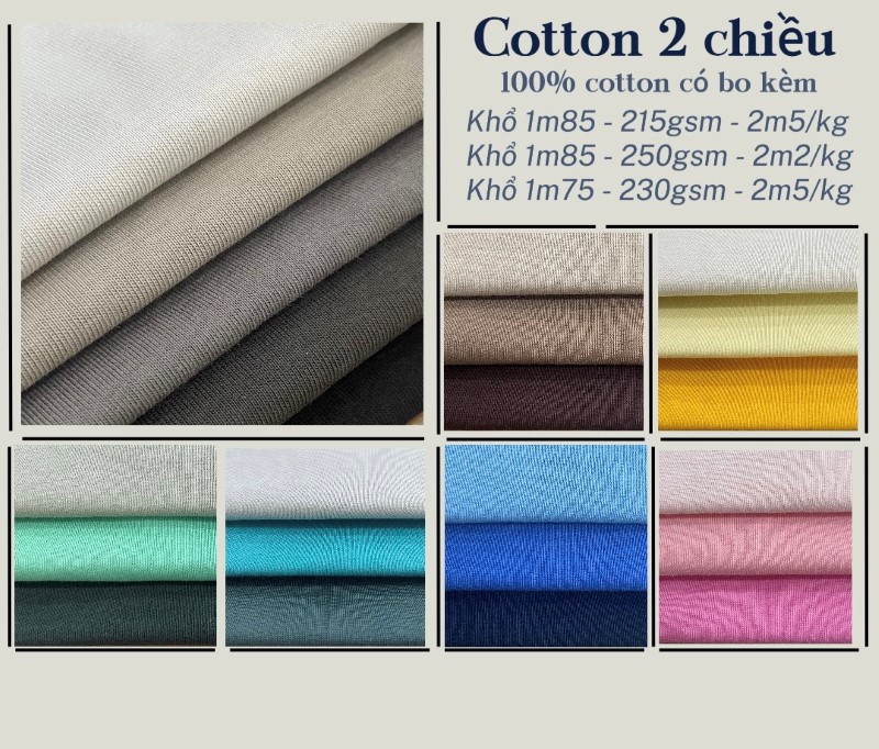 Vải CVC 65-35 đa dạng màu sắc