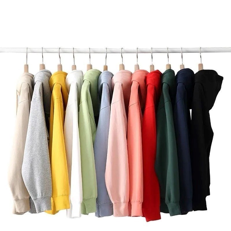 Vải nỉ cào polyester may áo hoodie