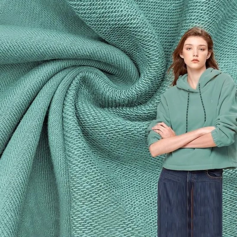 Vải nỉ da cá giữ ấm tốt may áo hoodie