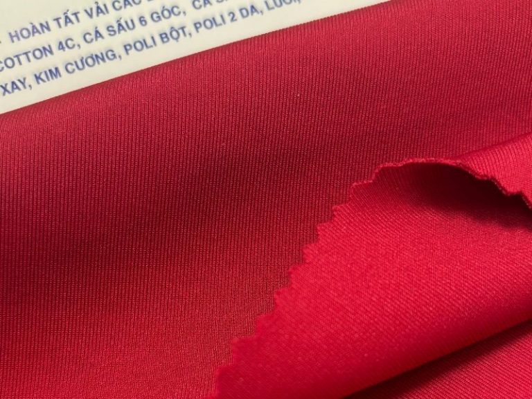 Vải poly 2 da bề mặt 2 bên giống nhau