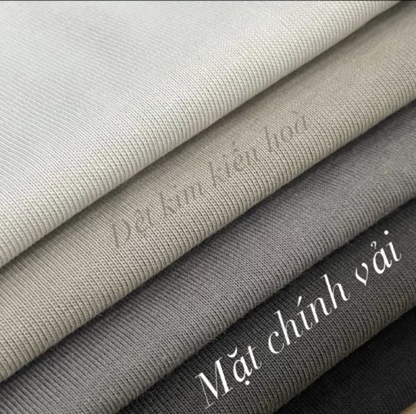 Vải thun cotton 2 chiều 100% cotton