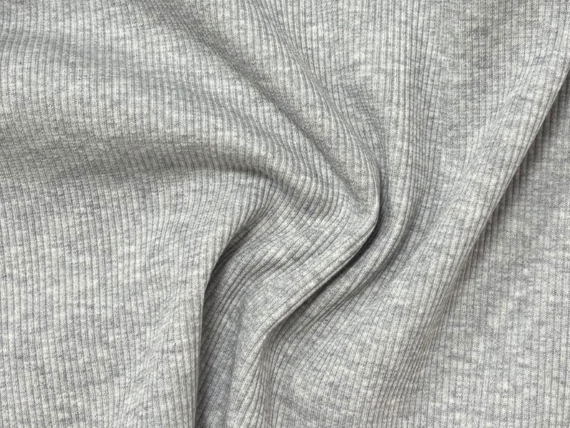 Vải thun gân cotton cấu trúc dệt rib 2x1