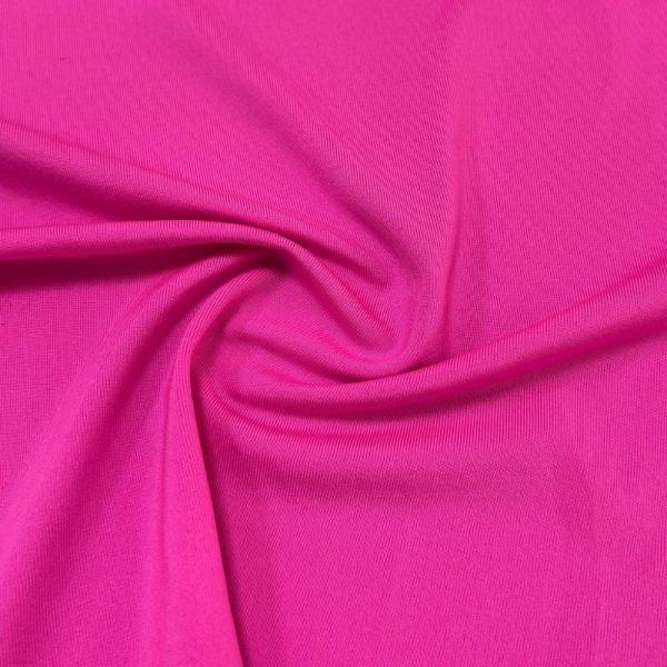 Vải thun poly 4 chiều màu hồng