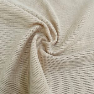 Vải cá sấu 6 góc màu be