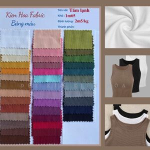 Vải thun tăm lạnh