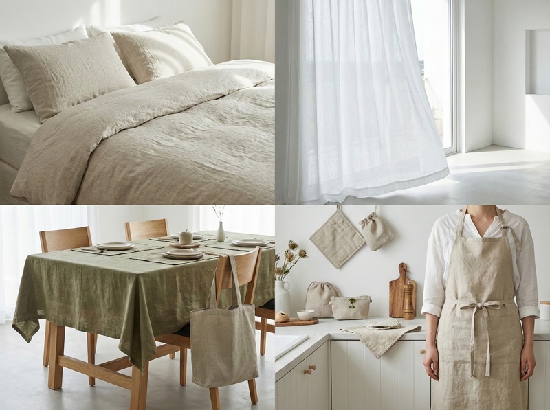 Ứng dụng vải cotton linen