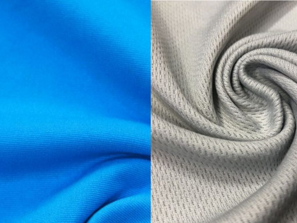 Thun poly lạnh và thun mesh thể thao