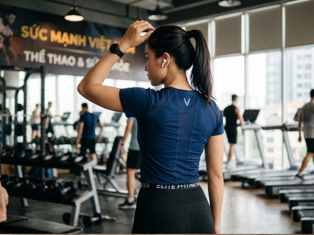 Vải poly không thấm hút tốt như cotton nhưng thoát ẩm tốt