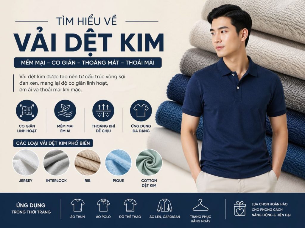 Tìm hiểu về vải dệt kim