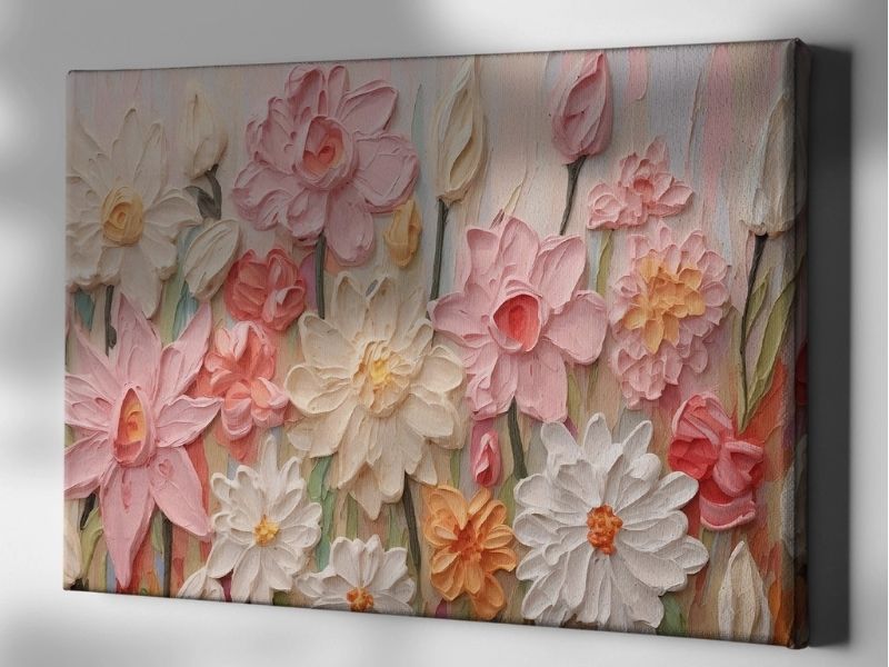 Vải canvas ứng dụng trong tranh decor